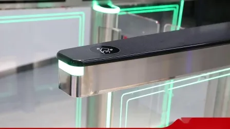 Portão catraca automático de aba dupla de alta qualidade com sistema de controle de acesso