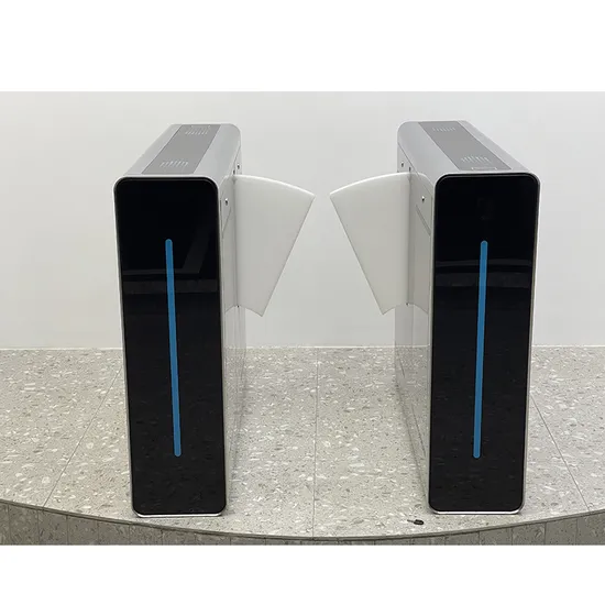 Portão de catraca com aba de controle de acesso de altura da cintura de aço inoxidável 304